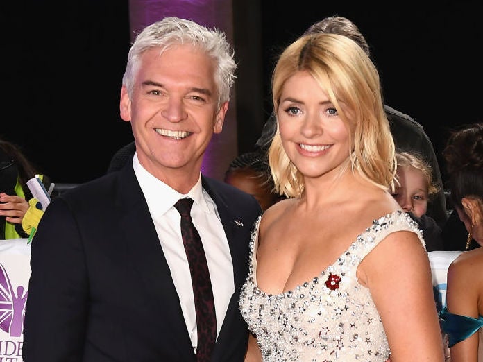 Holly Willoughby and Phillip Schofield Dancing on Ice Celebrity Face Masks